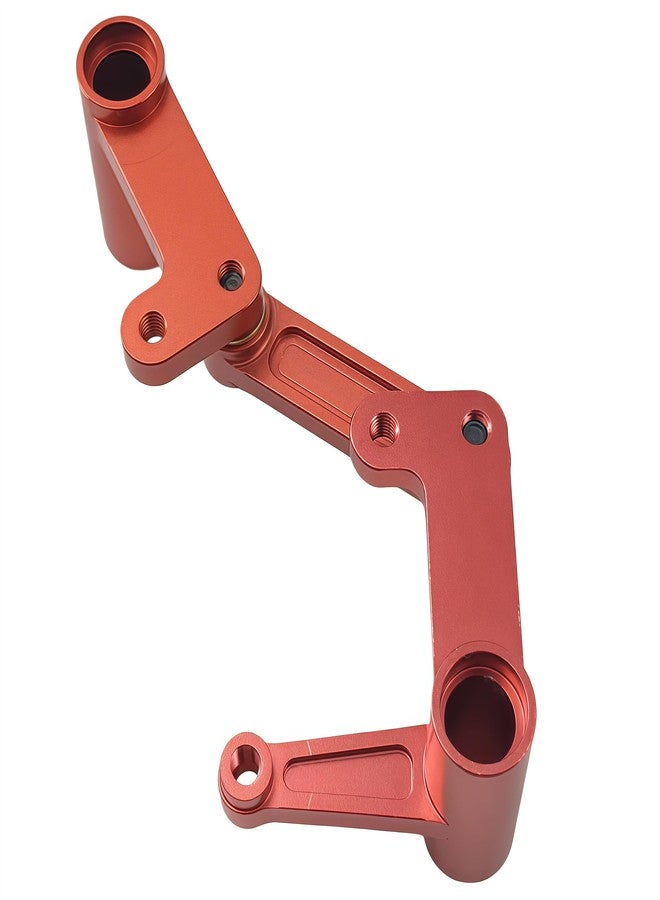 Ruivexi Aluminum Steering Bellcranks Drag Link Upgrade Parts with Bearings, Compatible with Traxxas 1/10 Slash 2WD, Rustler VXL, Bandit, Stampede, Nitro Slash RC, Replace 3743 (Red) - Image 5